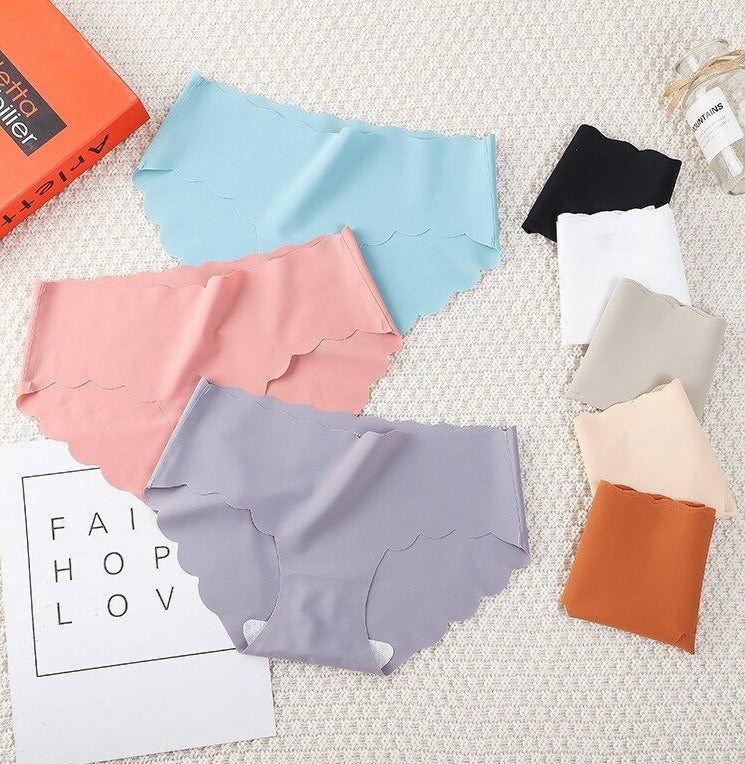 Culottes invisibles en soie glacée sans couture