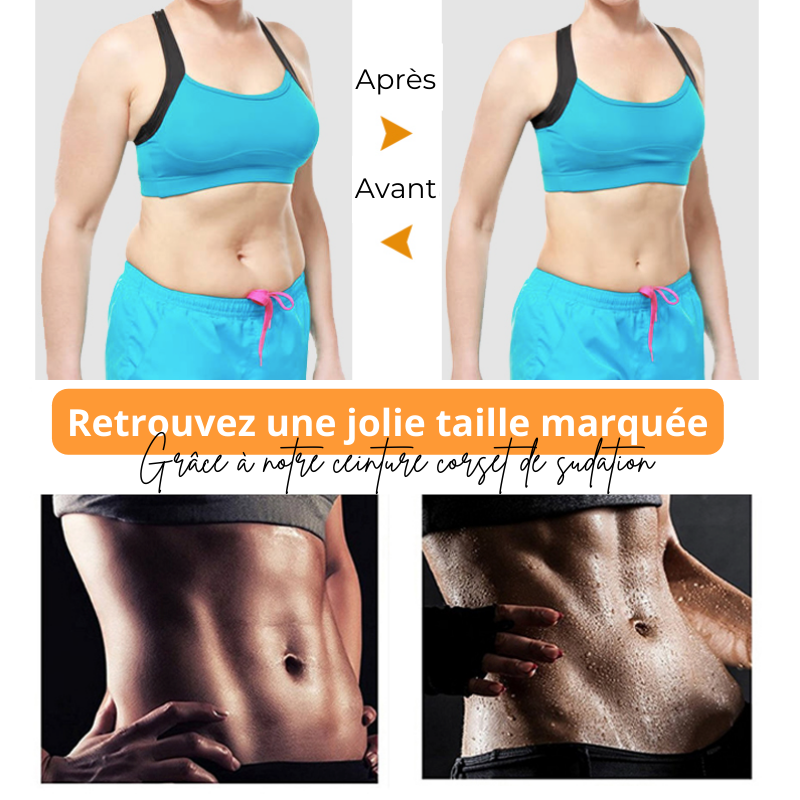 MagicSculpt® Corset sudation extrême affine la taille - Amincissante et sculptante