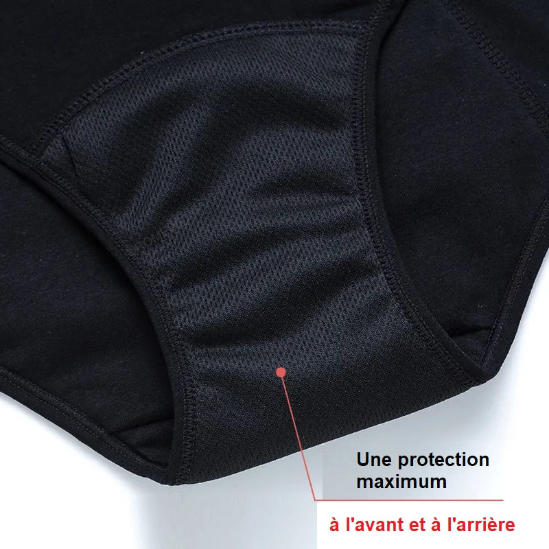 Kit de 5 Culottes Menstruelles et Gel Toilette Intime