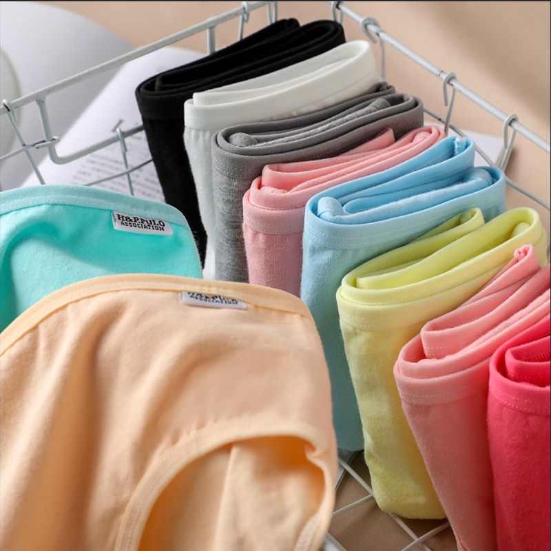 Pack of 7 Panties in 100% cotton Vanilla Model