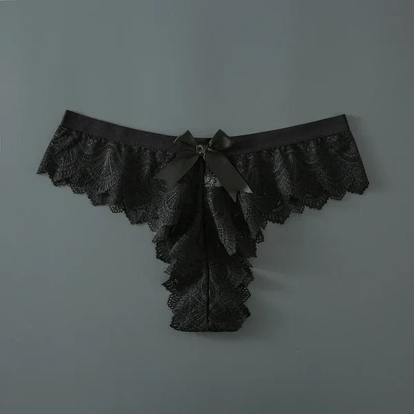 Lace panties with bow - Model YVA