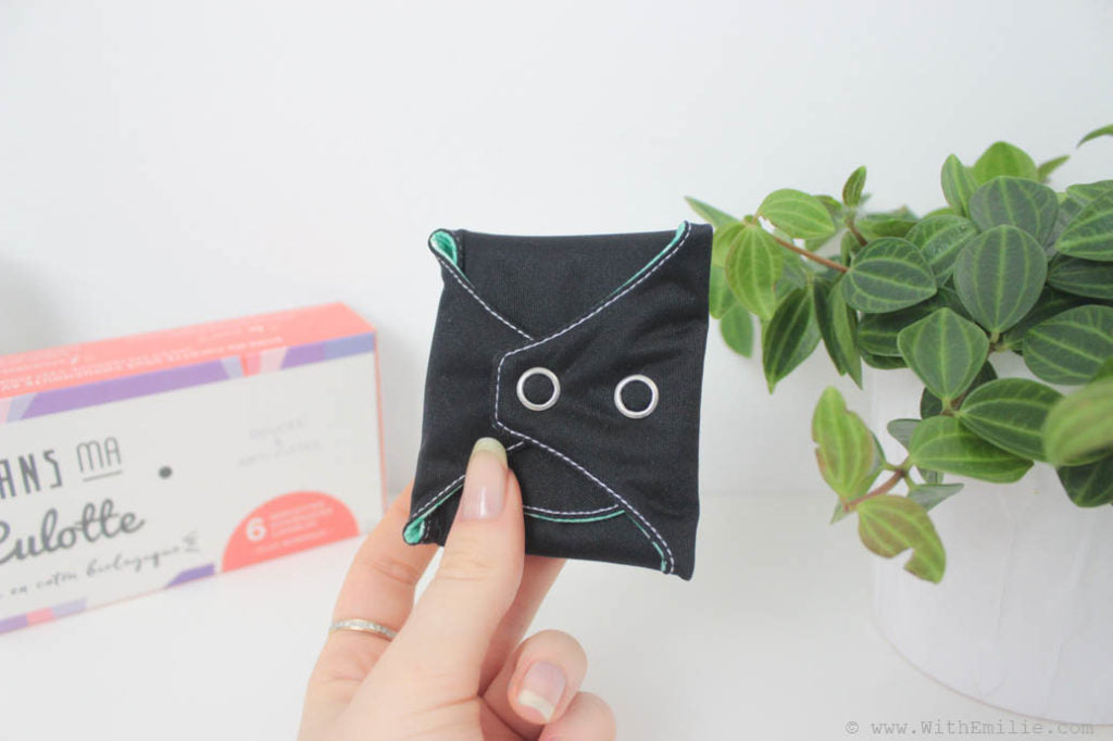 3-pack återanvändbara menstrossor i ekologisk bomull för rikligt flöde