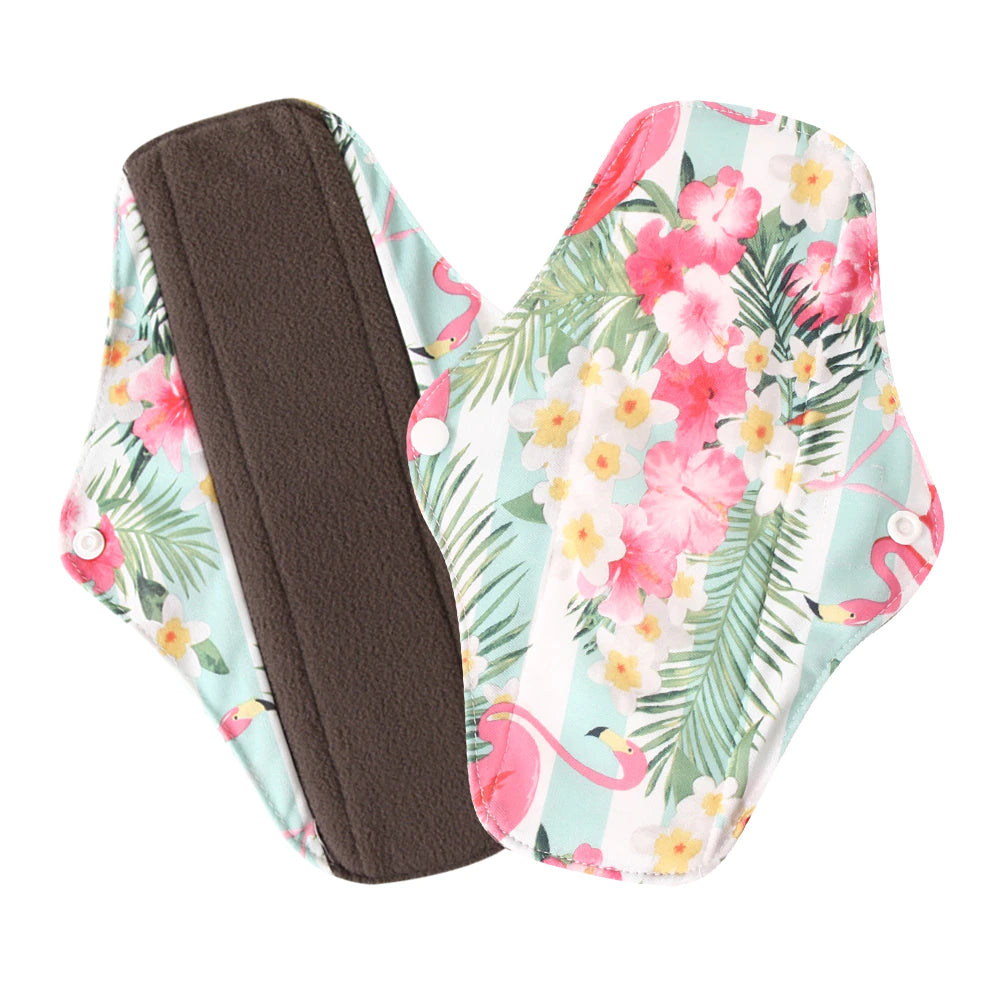 Organic Cotton Reusable Sanitary Napkins for Heavy Flow