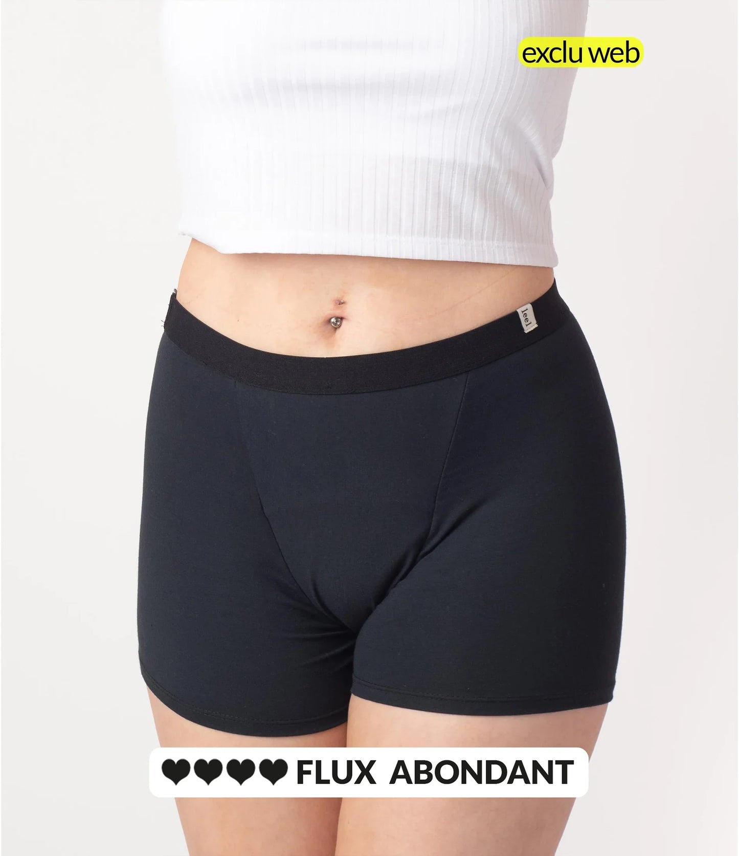 Boxer Menstruel pour Flux Abondant - Short Menstruel