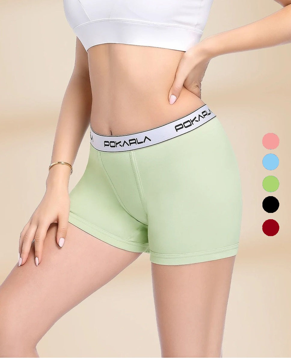 Boxer anti-fuites urinaires femme - short en coton d’incontinence