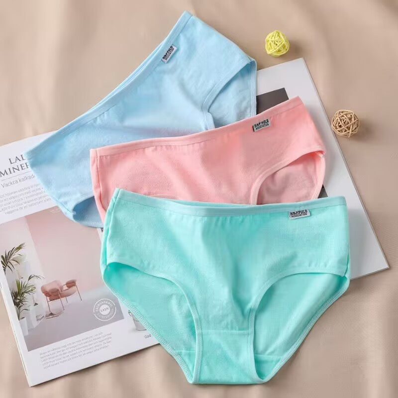 Pack of 7 Panties in 100% cotton Vanilla Model 