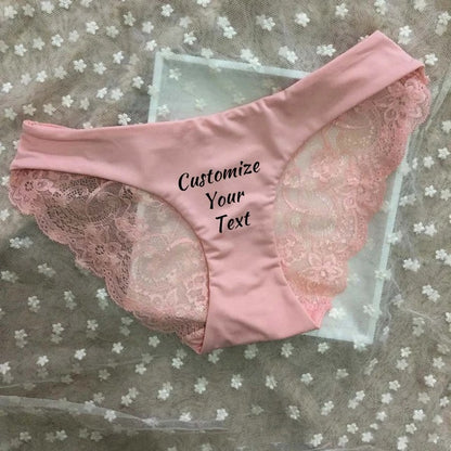 Culotte personnalisée en dentelle sans couture - La Curieuse