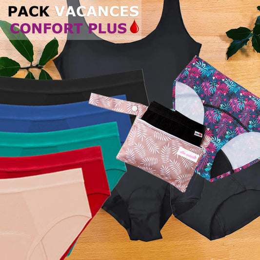 Comfort Plus Holiday Pack - Badetøj og menstruationstrusser