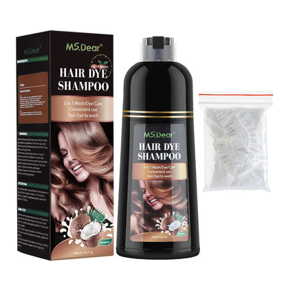 Naturlig farve shampoo 3 i 1 400ml - Naturlige ingredienser