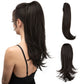 Long Silky Synthetic Clip-in Ponytail Hairpiece - 2 Styles