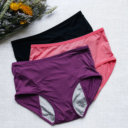 Pack de 6 Culottes Menstruelles pour tous les Flux