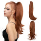 Long Silky Synthetic Clip-in Ponytail Hairpiece - 2 Styles