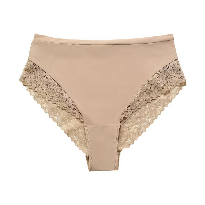 Pack of 6 cotton lace panties - CAMILIA Collection