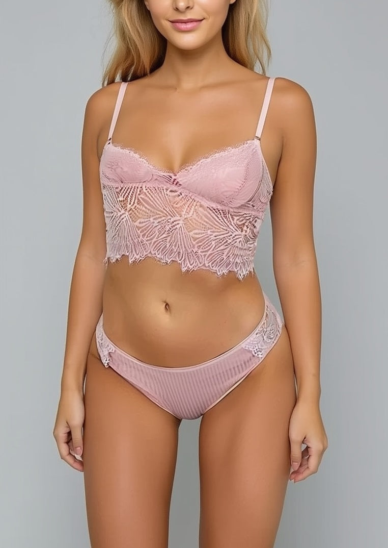 Lot de 3 Culottes en coton et dentelle Camilia