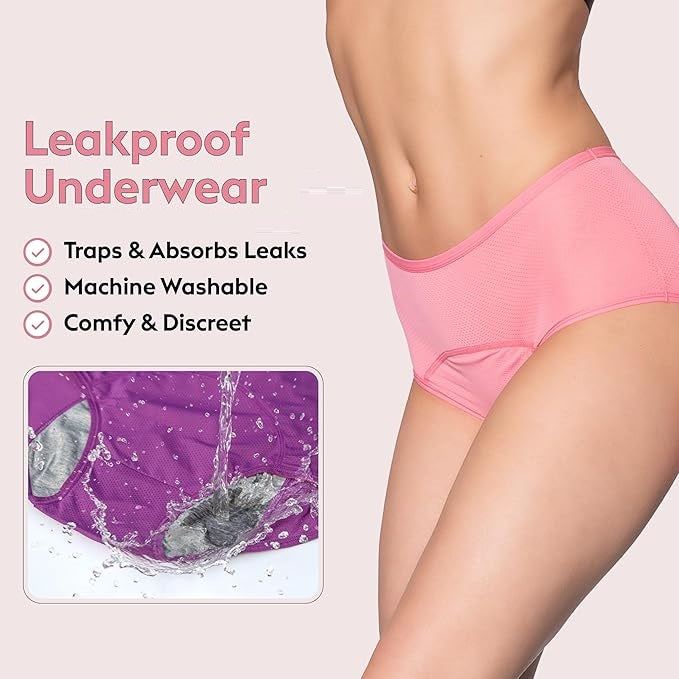 Pack of 5 incontinence underwear