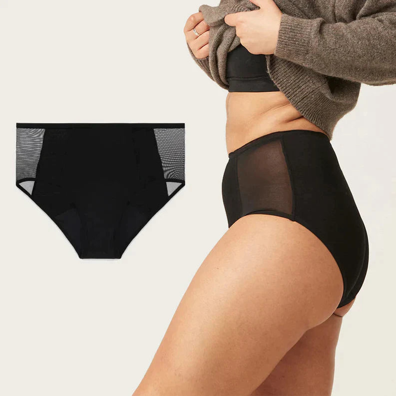 Pack de 3 Culottes Menstruelles pour les flux abondants.