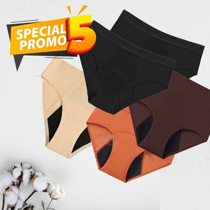 PROTEGE : Pack 5 culottes menstruelles pour les flux abondants