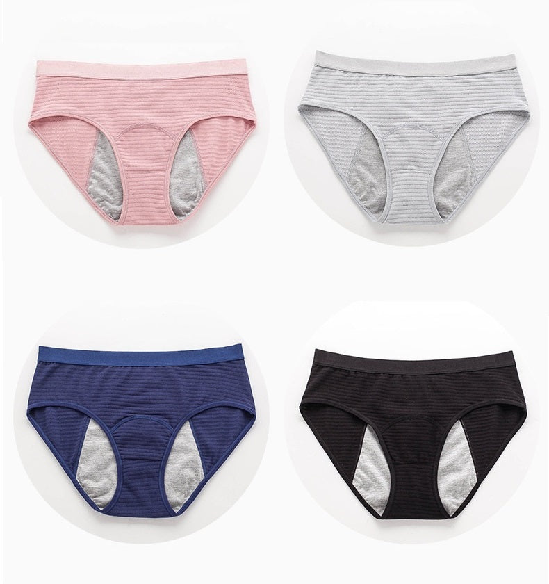 Pack of 5 Menstrual Panties and a Menstrual Boxer for all Flows 