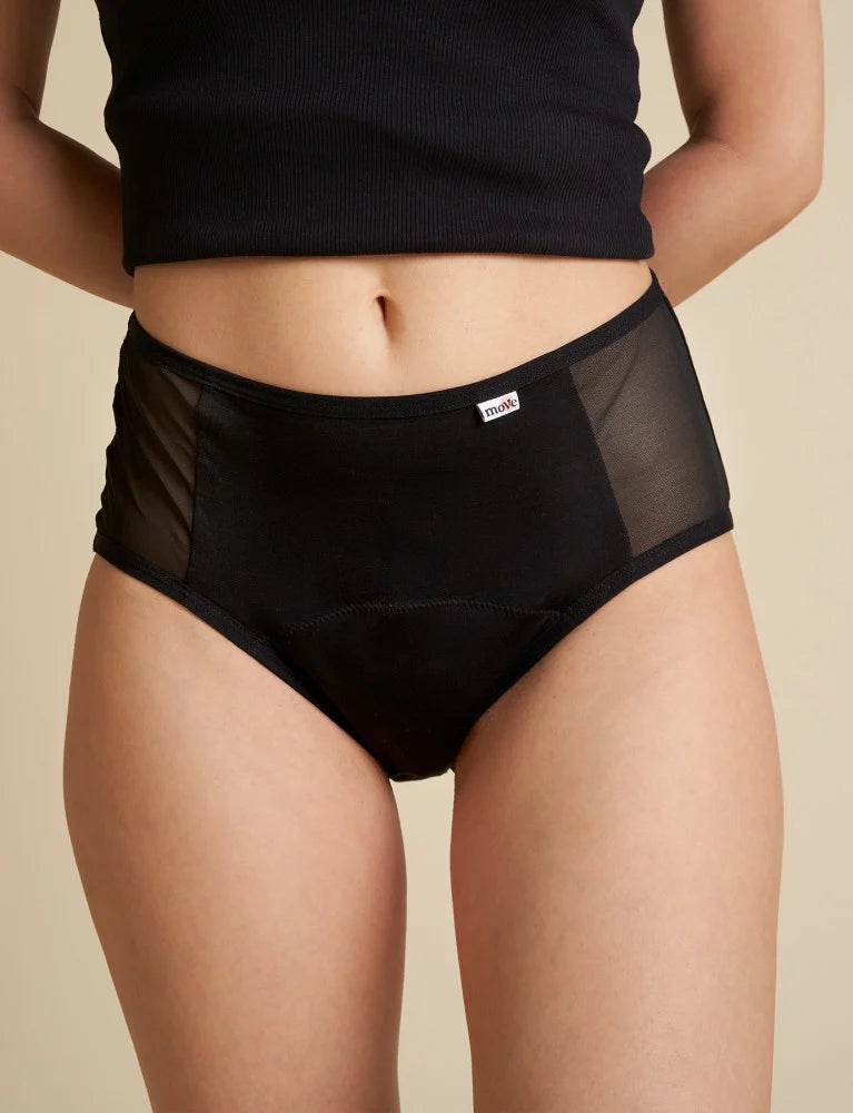 VIANA - Culotte menstruelle Taille haute pour les flux abondants
