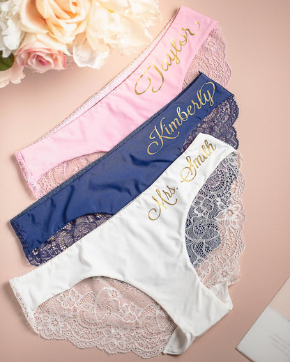 Personalized panties 