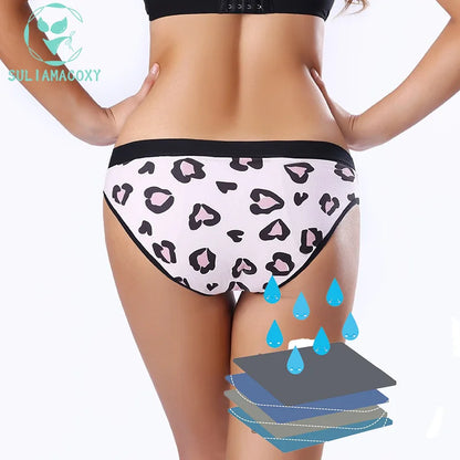 Pack of 5 cotton menstrual panties for teenagers and young girls