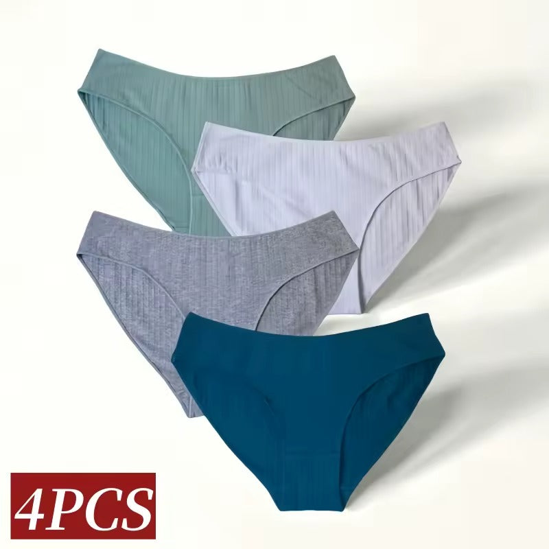 Lot de 4 Culottes en 100% coton Modèle Zila