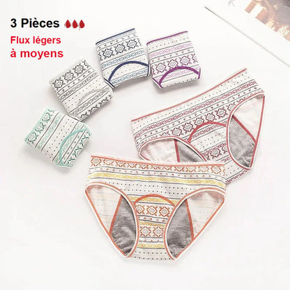 Pack PRINCESA : 5 culottes menstruelles pour les jeunes filles et adolescentes