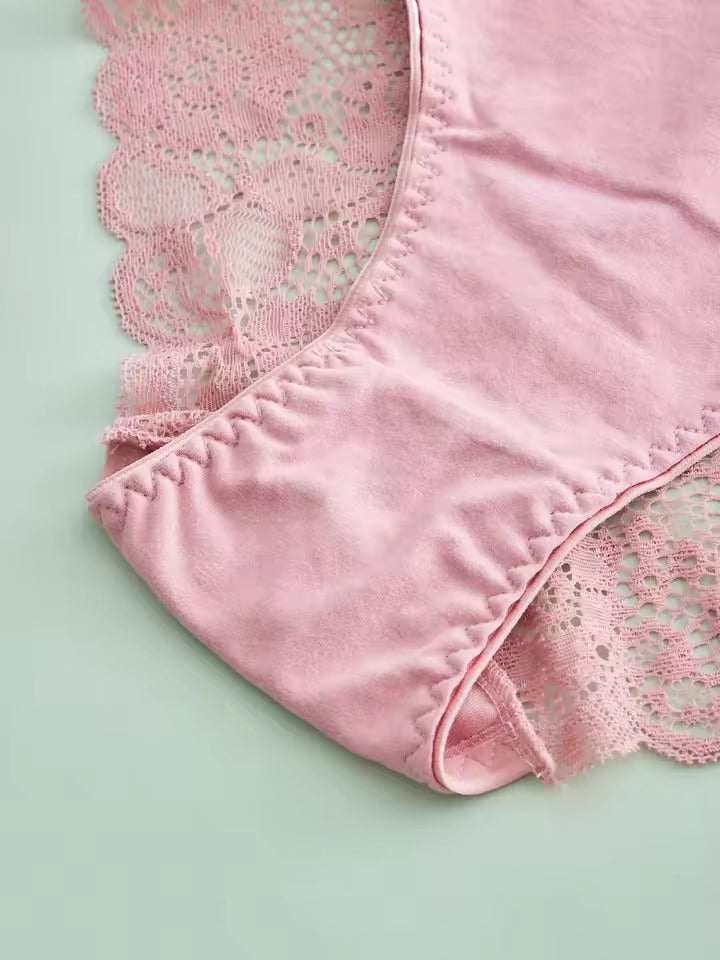 Lot de 6 culottes en dentelle Yola