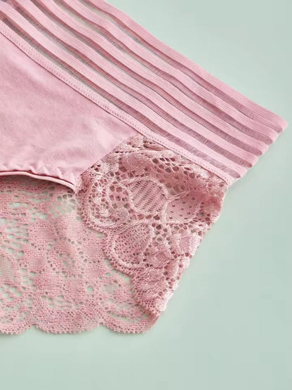 Lot de 6 culottes en dentelle Yola