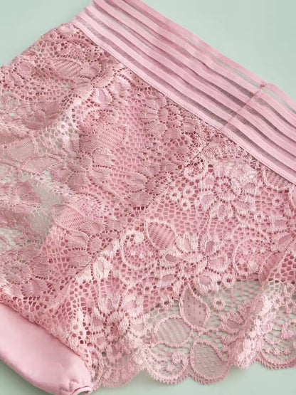 Lot de 6 culottes en dentelle Yola