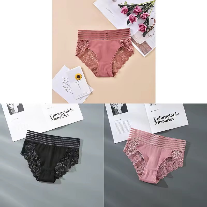 Lot de 6 culottes en dentelle Yola