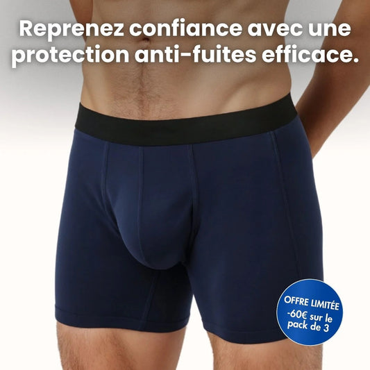 MaxConfort™ Boxer d’incontinence ultra-absorbant - Contre les fuites urinaires de l'homme