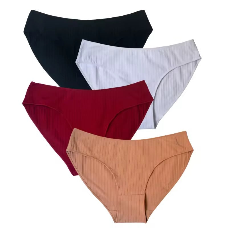 Lot de 4 Culottes en 100% coton Modèle Zila