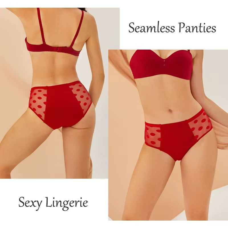 Pack de 3 Culottes Menstruelles en dentelle 4 Couches ultra absorbantes