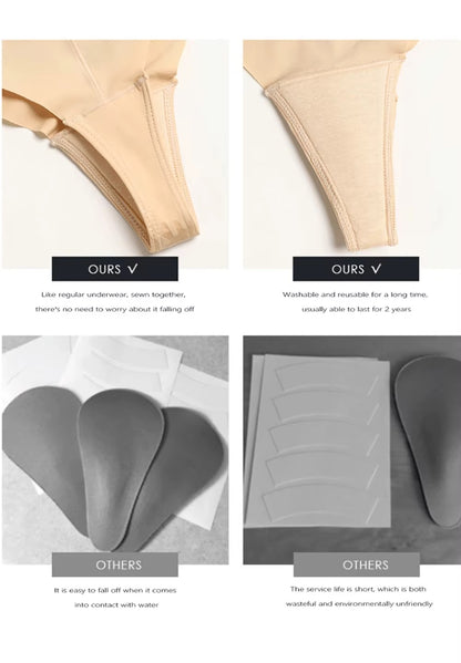String anti-cameltoe FIYA - Culotte invisible sans couture contre le cameltoe
