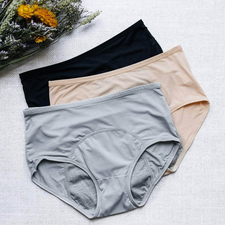 Pack de 6 Culottes Menstruelles pour tous les Flux