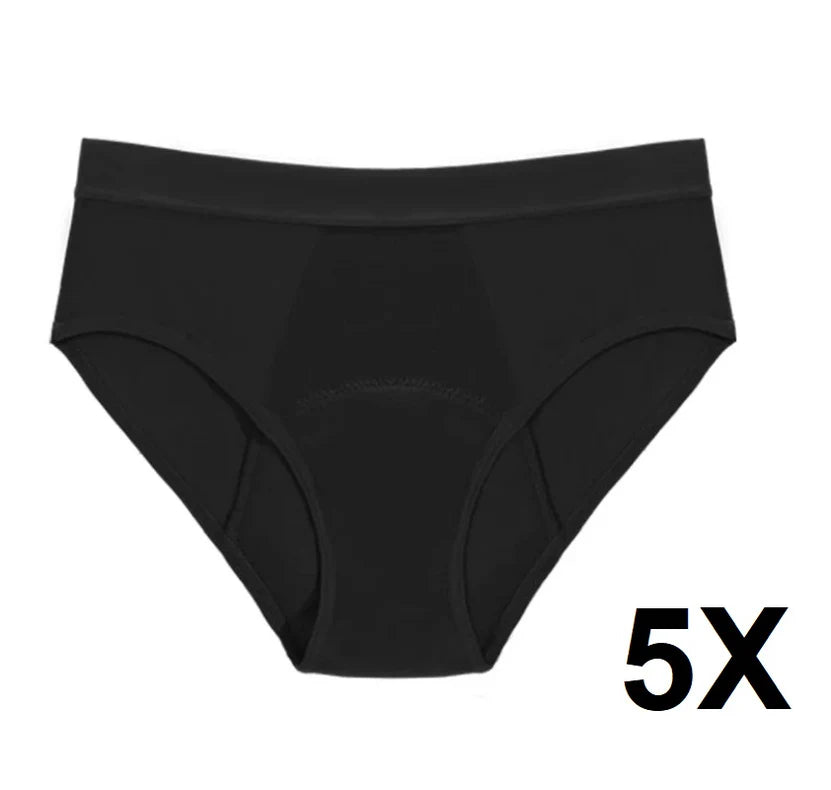 5-pack menstrosor för rikliga flöden – begränsad upplaga