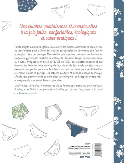 Livre : Je couds mes culottes – Apprendre à coudre ses propres culottes menstruelles