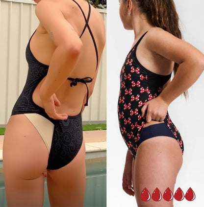 Sous-justaucorps menstruel Milenia - Culotte menstruelle pour les gymnastes