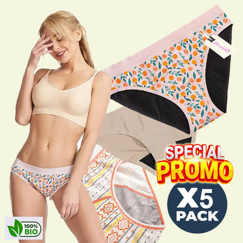 Pack MA PRINCESSE (5) Culottes de règles pour les adolescentes