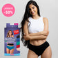 Pack de 5 Culottes Menstruelles pour flux abondant