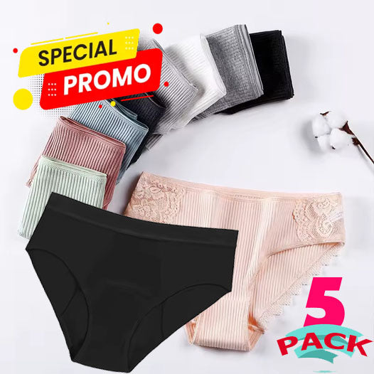 Pack of 5 Ultra-Comfortable Breathable Panties