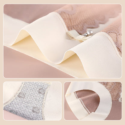 Women's Lace High-Rise Panties with Plush Lining