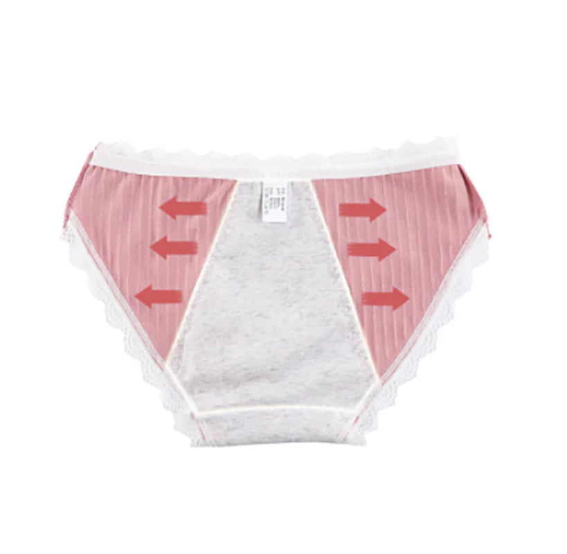 MISS Menstrual Panties - Pack of 3 Teen Period Panties - Light Flow 