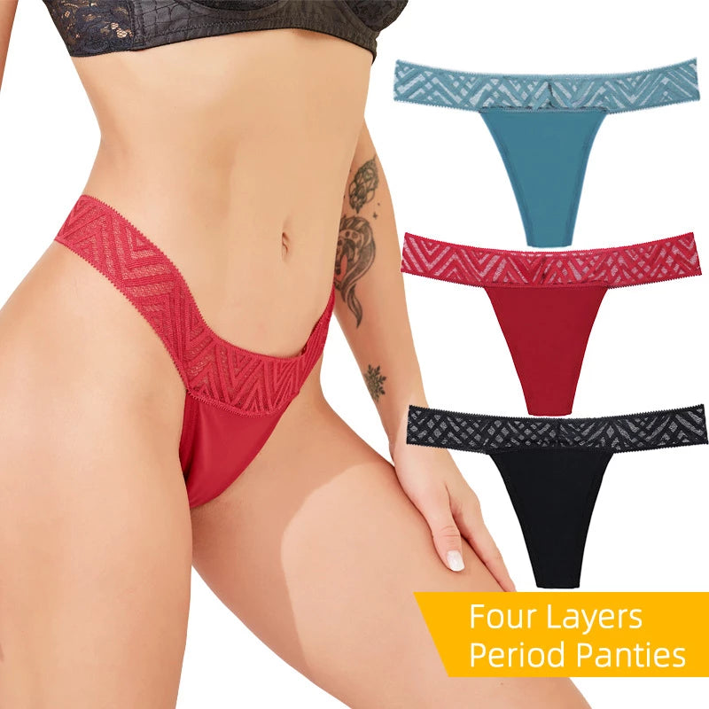 Tanga Menstrual Vira Colores - Tanga Menstrual de Fluxo Médio 