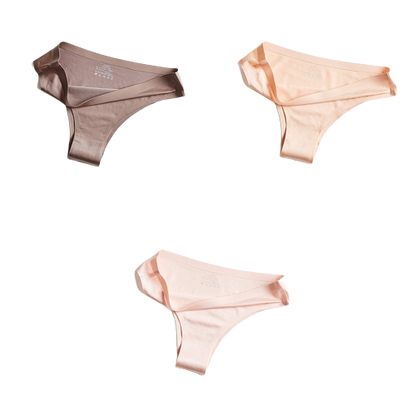 Pack of 3 Ice Silk Panties 100% Invisible Panties