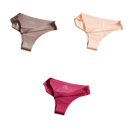 Pack of 3 Ice Silk Panties 100% Invisible Panties