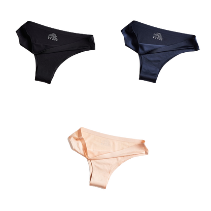 Pack of 3 Ice Silk Panties 100% Invisible Panties