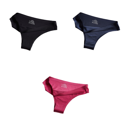 Pack of 3 Ice Silk Panties 100% Invisible Panties