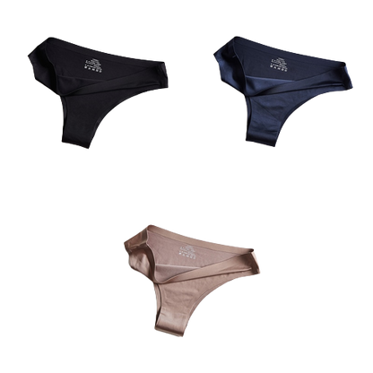 Pack of 3 Ice Silk Panties 100% Invisible Panties